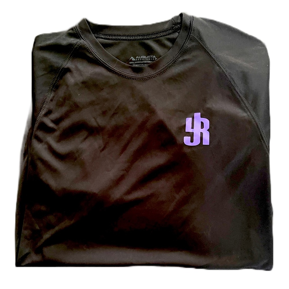 JLR Fashion -N- Arts Black Short Sleeve Dry Fit Adult Small Shirt